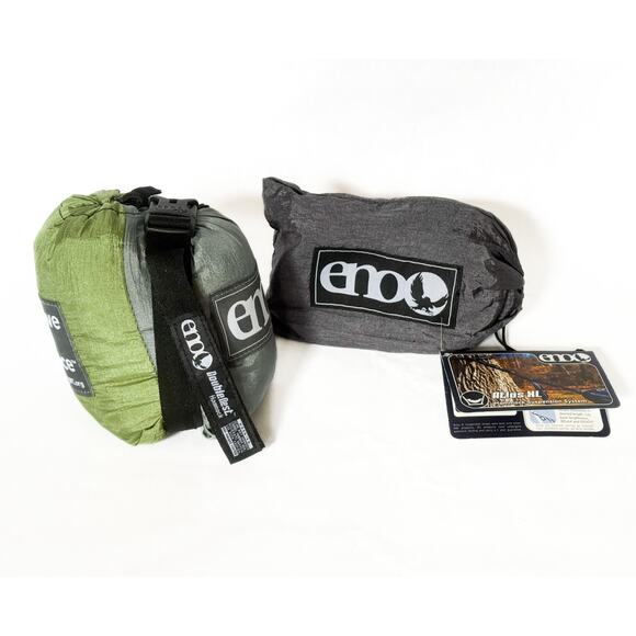 ENO Hammock with Atlas XL Suspension Straps – Portable Camping Hammock – New - Picture 2 of 6
